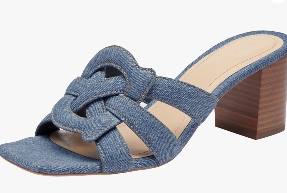 Coach Nikki  Denim Sandal